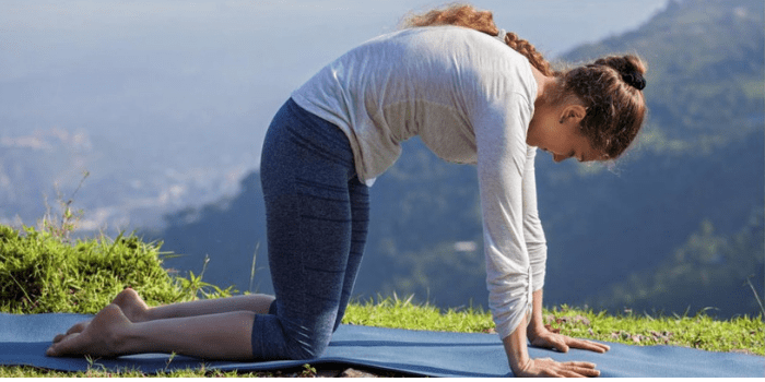 Yoga, come fare la posizione del&nbsp;gatto